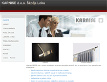 Tablet Screenshot of karnise.net